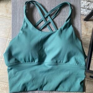 Women's Green Sports Bra- size small